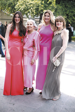 Alejandra Garza, Catalina Guajardo de Fernández, Carmen Padilla y Lucy Fernández de Lozano