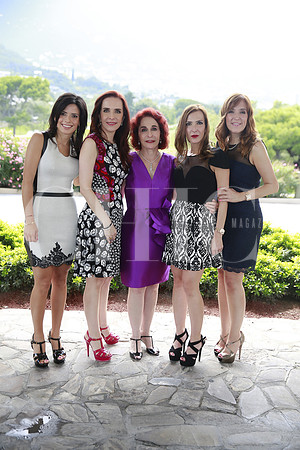 Claudia De la Torre de López, Teté López de Jaime, Teté Clariond de Guerra, María López de Milmo y Eugenia López