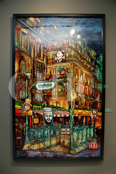 Obra Paris Metro de la artista Karla De Lara