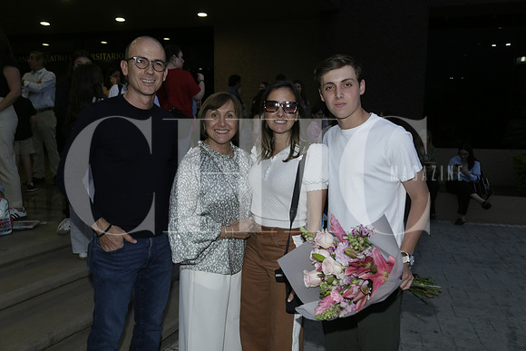 Andres Cueva, Martha Eugenia de la Garza, Martha García de Cueva y Federico Cueva