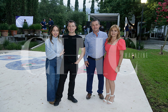 Marilú García de Colosio,Luis Donaldo Colosio, Andrés Engels y Ana Martha Treviño de Engels (2)