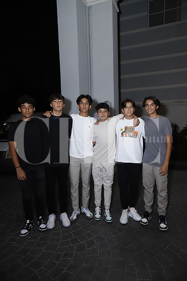Santiago Menchaca, Patricio Villarreal, Pablo Ortega, Fermín Caballero, Fernando Macías y Jesús Caballero