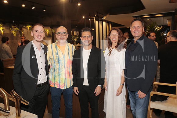 Jonas Loch, Alejandro Ibarra, Rodrigo Flores, Claudia Escobar y Alexandre Noir 2