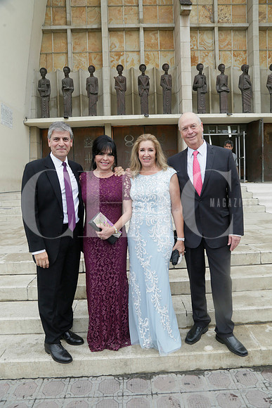 Jaime Elizondo, Magdalena Morales, Regina Farías y Jaime Furlong