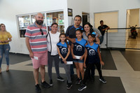 Samuel Nerio, Liz Barradas, Liz Nerio, Rene Cabrera, Dayana de Cabrera, Regina Cabrera y Rebeca Cabrera