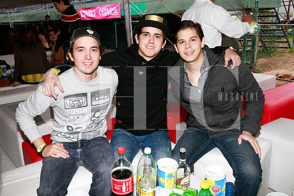Gabriel Domene, Miguel Lombardo y Rodrigo Manríquez
