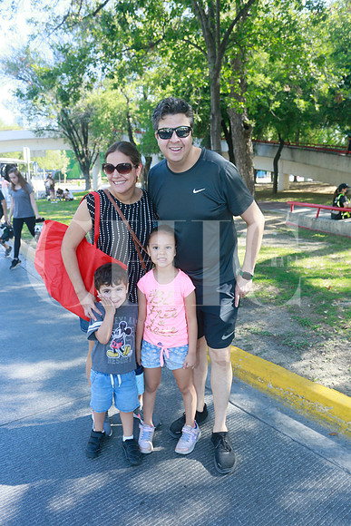 Carolina Barragán, Jacob Lozano, Santiago Lozano y Cristina Lozano