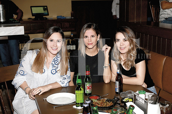 Rocío Hinojosa, Lily Garza y Daniela Vázquez
