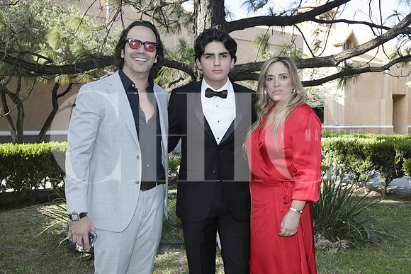 Lennin Zazueta, Lucas Zazueta y Cecy Moyeda