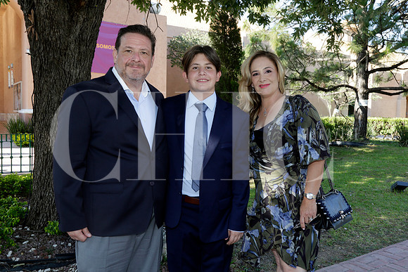 José Hinojosa, Santiago Hinojosa y Guillermina Tomé