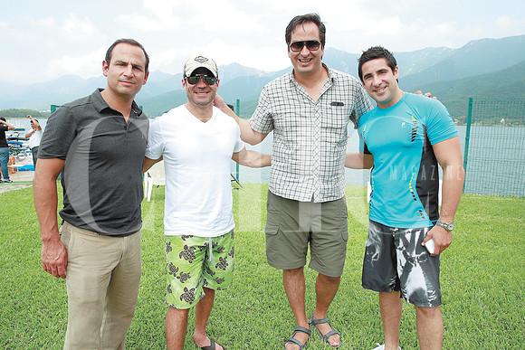 José Calvi, José Gracida, Adrián Villareal y Jorge Martínez