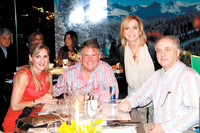 Pilar Martínez de Camargo, Alfonso Camargo, Cecilia Rodríguez y Ricardo Kane