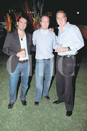 Alberto Villarreal, Fernando Schwarz y Gilberto Rodríguez