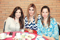 Norma Martínez de Villarreal, Terina Romero y Jessica de Rodríguez