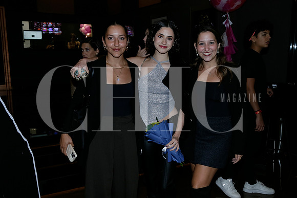 Caroo Ramones, Alejandrina Gamboa y Carla Ramones