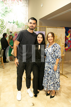 Diego Ramos, Mariana Tijerina y Rosy Saldaña