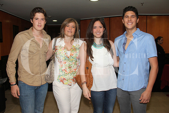 Hernán Algaba, Martha de Algaba, Martha Algaba y Horacio Algaba