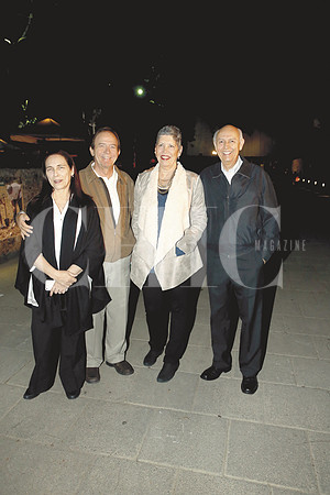 Suana Kane de Zambrano, Manuel Zambrano, Georgia Elizondo y Juan Ignacio Durán
