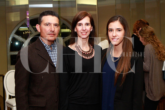 Francisco Cantú, Ana Lucía García de Cantú y Ana Lucía Cantú