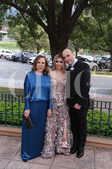 Mirtala Martínez, Alejandra García y Miguel Garza