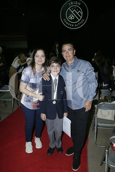 Karina Assad de Manllio, Sebastian Manllio y Ricardo Manllio