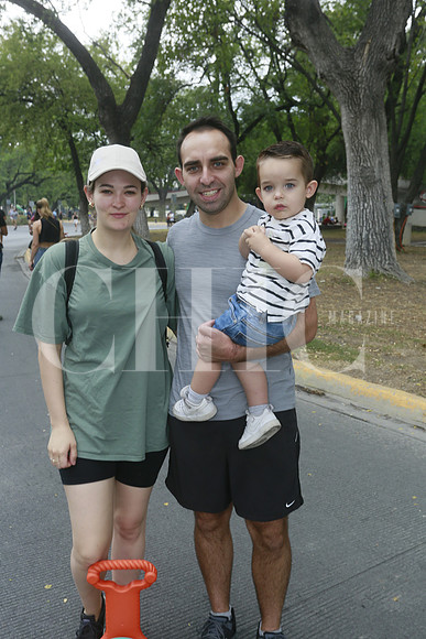 Any Martínez, Héctor Trujillo y Santiago Trujillo