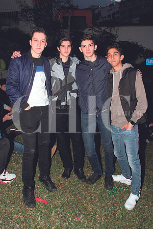 Sebastián Cavazos, Gabriel Doddoli, Federico Valdés y Gabriel Villanueva