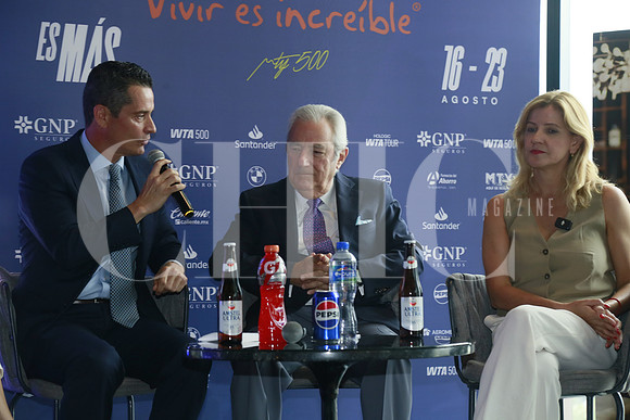 Fernando Margain Sada, Hernán Garza y Melody Falco