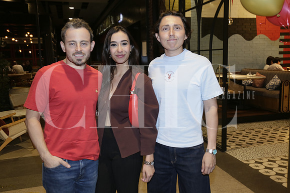 Axel Senties, Bárbara González y Yael Villarreal