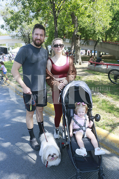 Alberto Paez, Kaylie del Bosque y Milán Paez