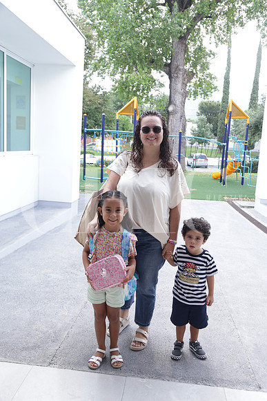 Eugenia González, Isabela Cruz y Gabriel Cruz