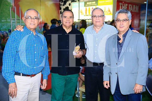 Ricardo González, Raúl Puente, Alejandro Pérez y Carlos Murguía