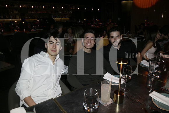Alonso Leal, Andrés Panti y Mario Campos
