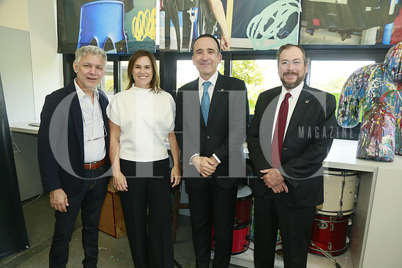 Marco Amaya, Alexandra Amstrong, Ernesto López Clariond y Adrián Lozano
