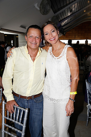 Gabriel Carrillo y Faustina Cattori (presidente del club)