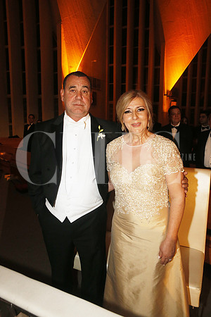 Elsa Garza de Quintanilla y Jerónimo Quintanilla. Papás del novio