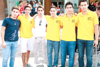 Carlos Badillo, Diego Garza, Francisco Nevares, Rogelio Guzmán, Marcelo Hernández y Miguel Ortiz