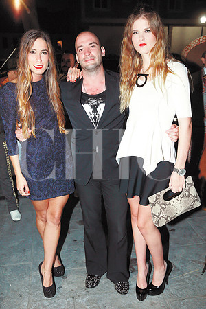 Giulia Bolaños, Christian Tafich y Vivi Junco