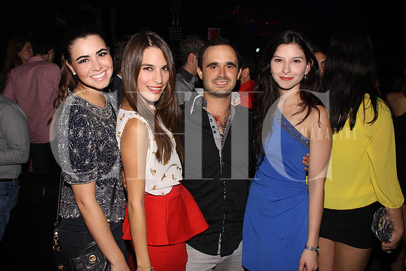 Feribel Torres, Marcela González, Julio Palu y Gaby Lozano