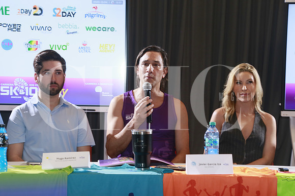 Hugo Ramírez, Javier García Iza y Andy Benavides