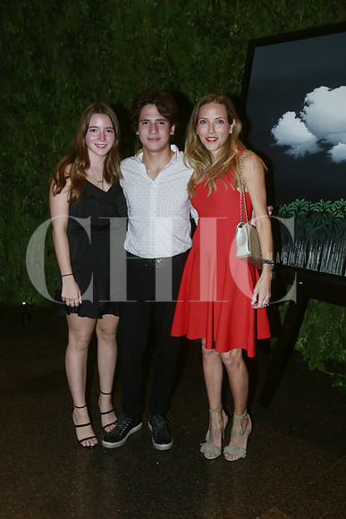 Sofia de la Garza, Jorge de la Garza y Mónica Zambrano