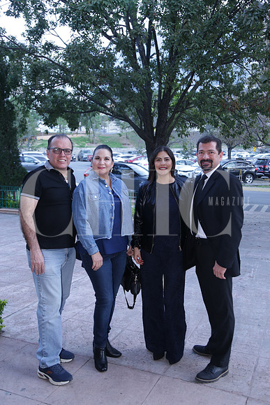 Oscar Acosta, Blanca de Acosta, Edna jiménez y Aldo Delgadillo0