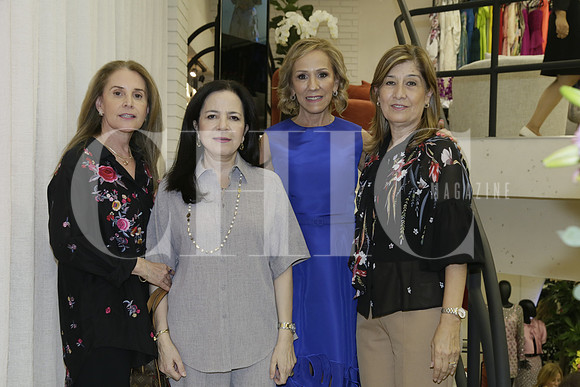 Lorena Ballesteros, Sonia Ballesteros de Menchacha Gina Manautou de Maiz y Dulce Mena de Cantú