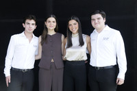 Andrés Palacios, Valeria Quintana, Eugenia Rodríguez y Daniel Sepúlveda