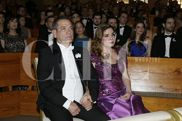 (papás del novio) César Ulises Kladiano y Yamile Partida