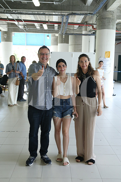 José Salce, Ana Sofia Salce y Adriana de Salce