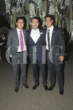 Andres Garza, Mauricio Calderoni y David Sablah