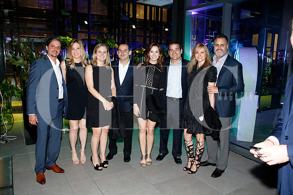 Pedro Romo, Julie Arguimbau de Romo, Cecilia de González, Jesús González, Carolina López de Leal, Tadeo Leal, Ana Cristina Celada de Garza y Juan Carlos Garza