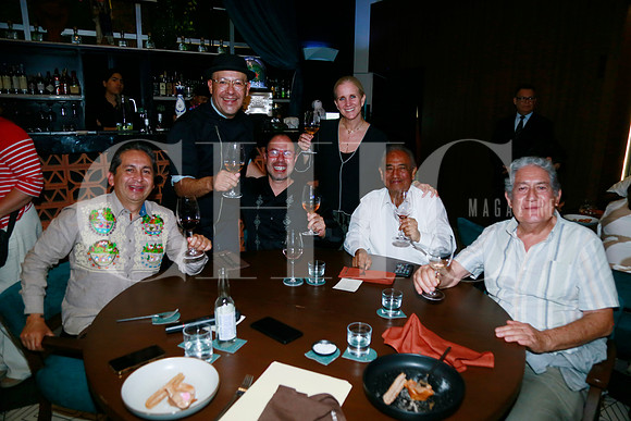 Abel Hernández, Abdiel Cervantes, Ana Ize Ludlow, Ricardo Bonilla, José Murela y José Iturriaga