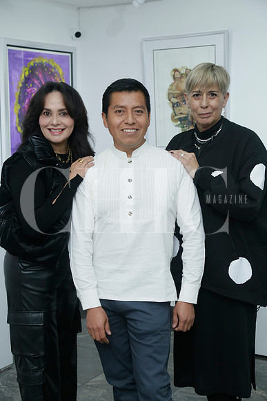 Gloria Díaz, Carlos Garuz, y Beatriz Barcena